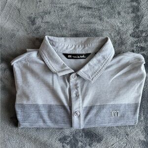 Men's Travis Mathew Gray Polo Shirt